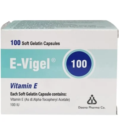 کپسول ویتامین E 100 دانا فارما 100 عدد