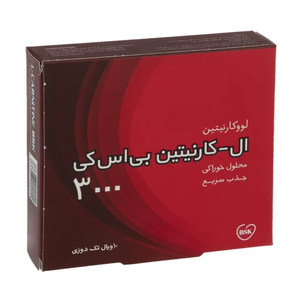 ویال خوراکی ال کارنیتین 3000 بی اس کی