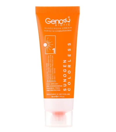 ضد آفتاب SPF50 ژنوبایوتیک پوست چرب و مختلط-2
