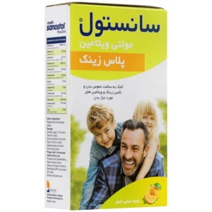 شربت مولتی ویتامین سانستول پلاس زینک